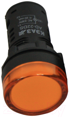 Лампа сигнальная КЭАЗ AD22DS(LED) Матрица 22мм 230В / 238573 (желтый)