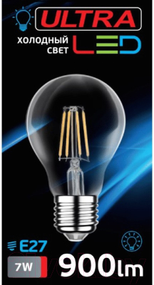 Изображение товара Лампа Ultra A60 F 7W E27 4000K