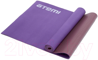 Коврик для йоги и фитнеса Atemi AYM01DB (фиолетовый)