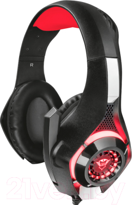 Наушники-гарнитура Trust GXT 313 Illuminated Gaming Headset Nero / 21601