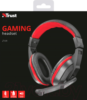 Наушники-гарнитура Trust Ziva Gaming Headset / 21953