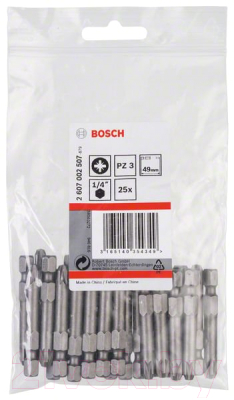 Набор бит Bosch 2.607.002.507