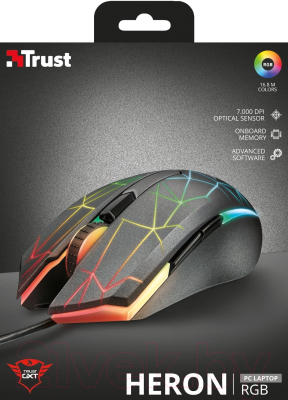 Мышь Trust GXT 170 Heron RGB / 21813