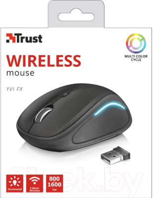 Мышь Trust Yvi FX / 22333 (черный)