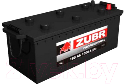 Автомобильный аккумулятор Zubr Professional L+ (190 А/ч)