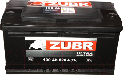 

Автомобильный аккумулятор Zubr, Ultra L+