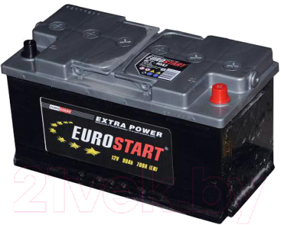 

Автомобильный аккумулятор Eurostart, Extra Power L+