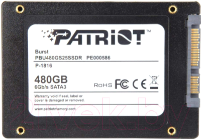 SSD диск Patriot Burst 480GB (PBU480GS25SSDR)