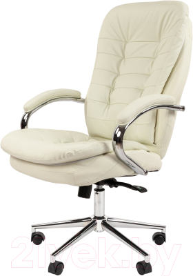 Кресло офисное Chairman 795 N (белый, кожа)