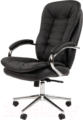 Кресло офисное Chairman 795 N (кожа, черный)