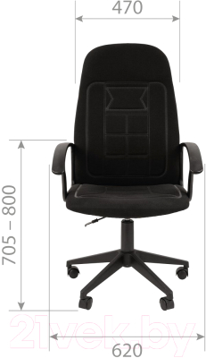 Кресло офисное Chairman Стандарт СТ-27 (С-3 черный)