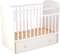 Детская кроватка Фея 750 / 0002551.9 (белый) - 