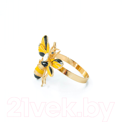 Кольцо для салфеток Arya Bee / 8680943222749 (4шт, золото)