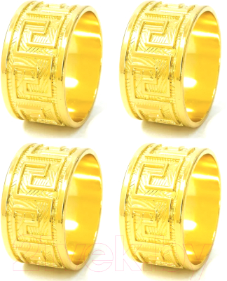 Кольцо для салфеток Arya Red Amber / 8680943222794 (4шт, золото)