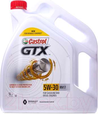 Моторное масло Castrol GTX RN17 5W30 (5л)