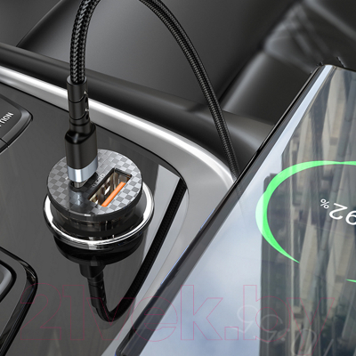 Зарядное устройство автомобильное Hoco DZ3 Max (черный)