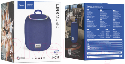 Портативная колонка Hoco HC14 (синий)