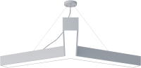 Потолочный светильник ЭРА Geometria Igrek / Б0050572 - 