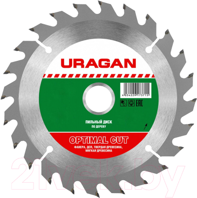Отрезной диск Uragan Optima 36801-185-30-30-z01