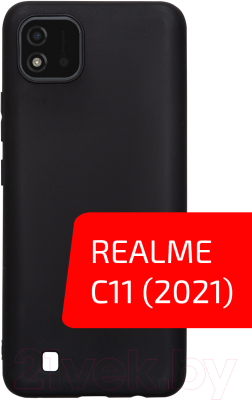 Чехол-накладка Volare Rosso Needson Matt TPU для Realme C11 2021 (черный)