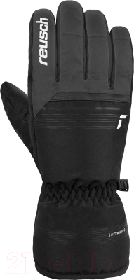 Перчатки лыжные Reusch Snow King / 6201198-6681 (р-р 9.5, Dark Granite/Black)