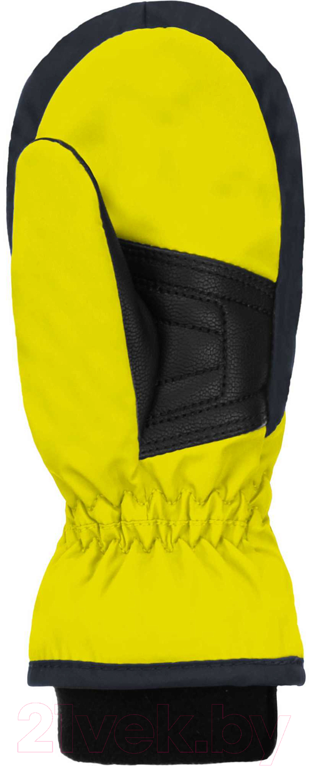 Варежки лыжные Reusch Kids Mitten Safety / 6285405-2305 (р-р 2, Yellow/Dress Blue) — фото 2