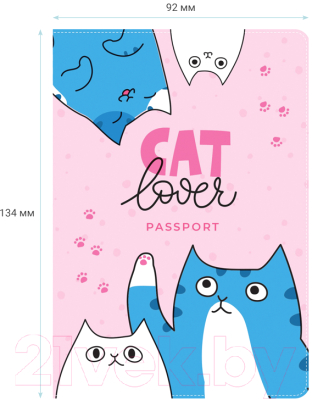Обложка на паспорт Meshu Cat Lover / MS_47038
