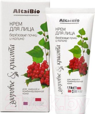 Изображение товара Крем для лица AltaiBio Для жирной и комбинированной кожи (50мл)