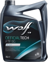 Трансмиссионное масло WOLF OfficialTech ATF 9G / 3017/5 (5л) - 