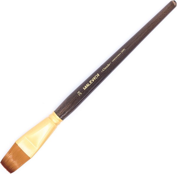 Кисть для рисования Малевичъ Claude №24 / 754124 (плоская)