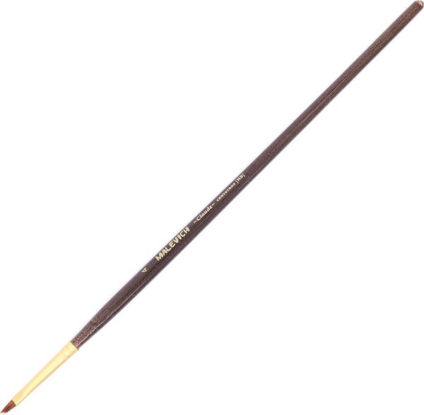 Кисть для рисования Малевичъ Claude №4 / 754204 (скошенная)