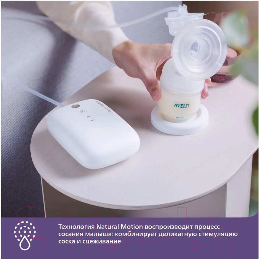 Молокоотсос электрический Philips AVENT Premium Plus Natural Motion / SCF392/11