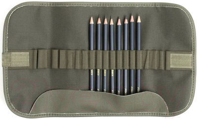 Набор простых карандашей Малевичъ Graf'Art / 830215 (8шт, оливковый)