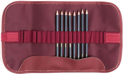 Набор простых карандашей Малевичъ Graf'Art / 830216 (8шт, бордо)