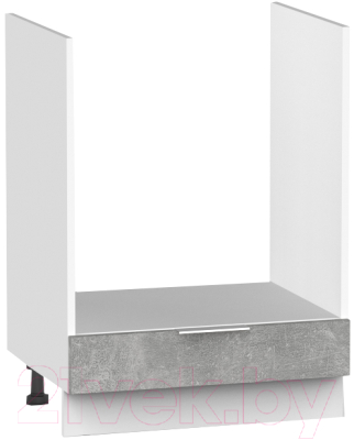 Шкаф под духовку Интермебель Микс Топ ШСРГ 850-33-600 без столешницы (бетон)