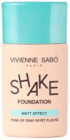 Тональный крем Vivienne Sabo Shake Foundation Matt тон 02 (25мл) - 