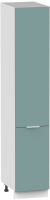 Шкаф-пенал кухонный Интермебель Микс Топ П 2140-2-400 (сумеречный голубой) - 