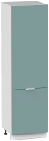 Шкаф-пенал кухонный Интермебель Микс Топ П 2140-2-500 (сумеречный голубой) - 