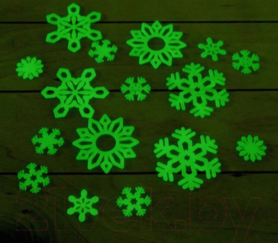 Развивающий игровой набор Zabiaka Новый год в лесу со светящимися наклейками / 4114950