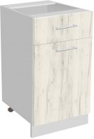 Шкаф-стол кухонный Артём-Мебель 500мм СН-114.09-Ш (ДСП дуб крафт белый) - 
