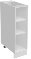 Шкаф-стол кухонный Артём-Мебель 200мм СН-114.141 (ДСП серый) - 