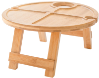 Поднос-столик Daswerk Винный / 607873 (бамбуковый) - 