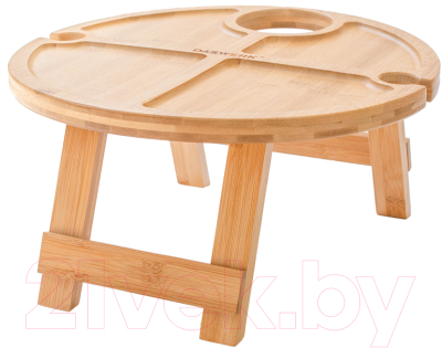 Поднос-столик Daswerk Винный / 607873 (бамбуковый)