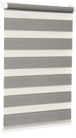 Рулонная штора Delfa Сантайм День-Ночь Масо МКД DN-41605 (43x160, серый) - 