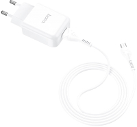 Зарядное устройство сетевое Hoco N2 USB / 28852 (белый) - 