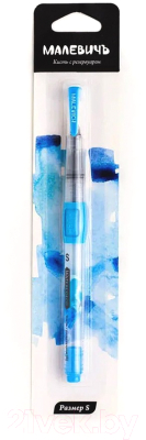 Изображение товара Кисть с резервуаром для воды Малевичъ 195013 (S, круглая)