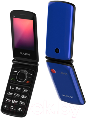 Мобильный телефон Maxvi E7 (синий)