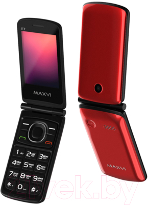 Мобильный телефон Maxvi E7 (красный)