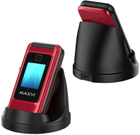 Мобильный телефон Maxvi E8 (розовый) - 