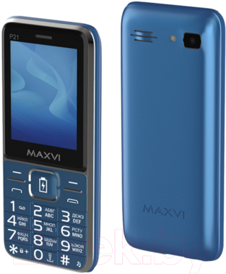 Мобильный телефон Maxvi P21 (маренго)